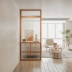 Tùy chỉnh 
            trang trí lối vào nhà Bắc Âu chặn lối vào gỗ nguyên khối căn hộ nhỏ Phân vùng phòng khách Nhật Bản màn hình kính phong cách Trung Quốc mới vách alu 