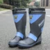 Giày cao cổ nam cộng với cotton cộng với vải lót sang trọng ấm áp chống nước mưa chống mưa ủng an toàn đi mưa ủng cao cổ Rainshoes