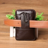 Кожаный коралловый универсальный ремень, поясная сумка, 4.7 дюймов, 6.3 дюймов