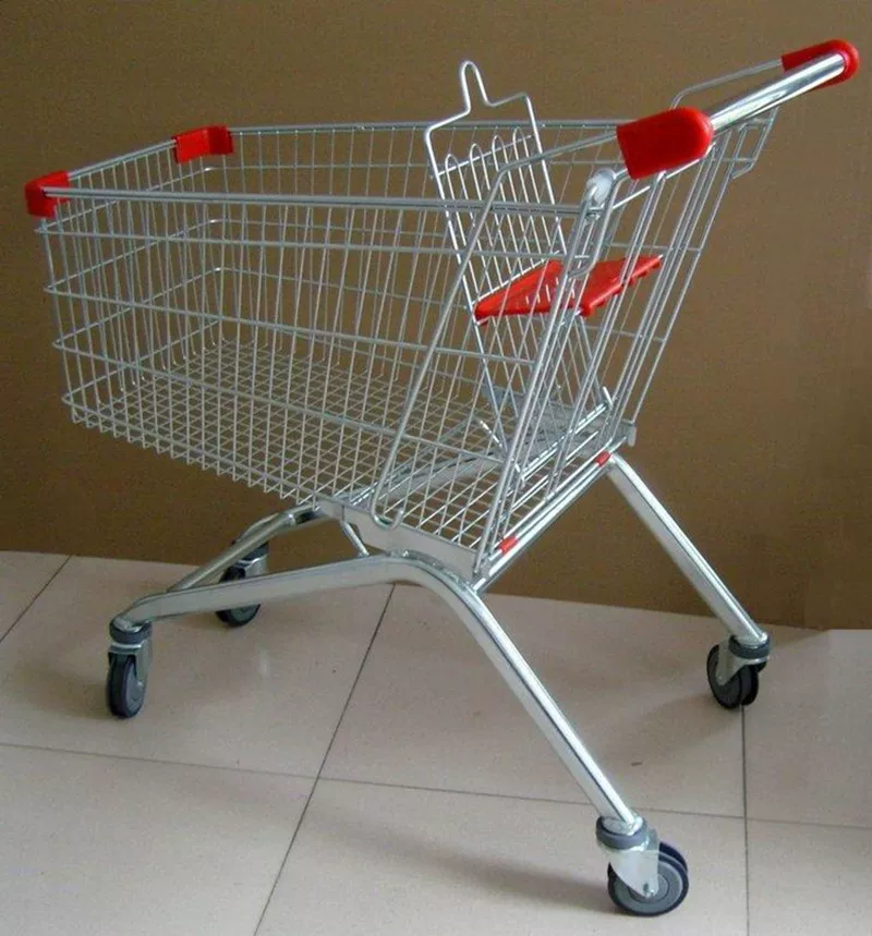 Double-layer children's shopping cart