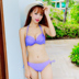 Ai Nifu Rui tấm thép đen đỏ gợi cảm tụ tập ngực bikini nữ bơi thử nghiệm nghệ thuật người mẫu BIKINI bộ đồ tắm Bikinis