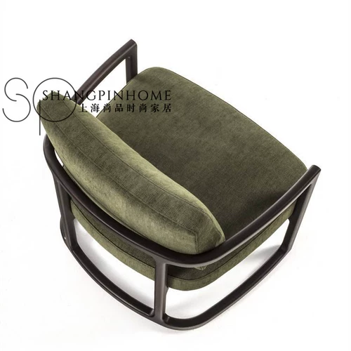 Ткань из натурального дерева, современный дизайнерский диван для гостиной для отдыха, простой и элегантный дизайн