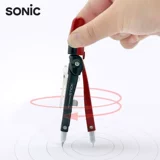 Правила Sonic Sonic Round Rules SK-789 Правила по живописи в стиле ручки 0,5 мм автоматические металлические металлические правила для студентов