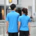 Nhanh chóng làm khô thoáng khí table tennis áo sơ mi ngắn tay T-Shirt nam giới và phụ nữ cạnh tranh áo nỉ nhóm thể thao tùy chỉnh