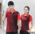 Nhanh chóng làm khô thoáng khí table tennis áo sơ mi ngắn tay T-Shirt nam giới và phụ nữ cạnh tranh áo nỉ nhóm thể thao tùy chỉnh giá quả bóng bàn Bóng bàn