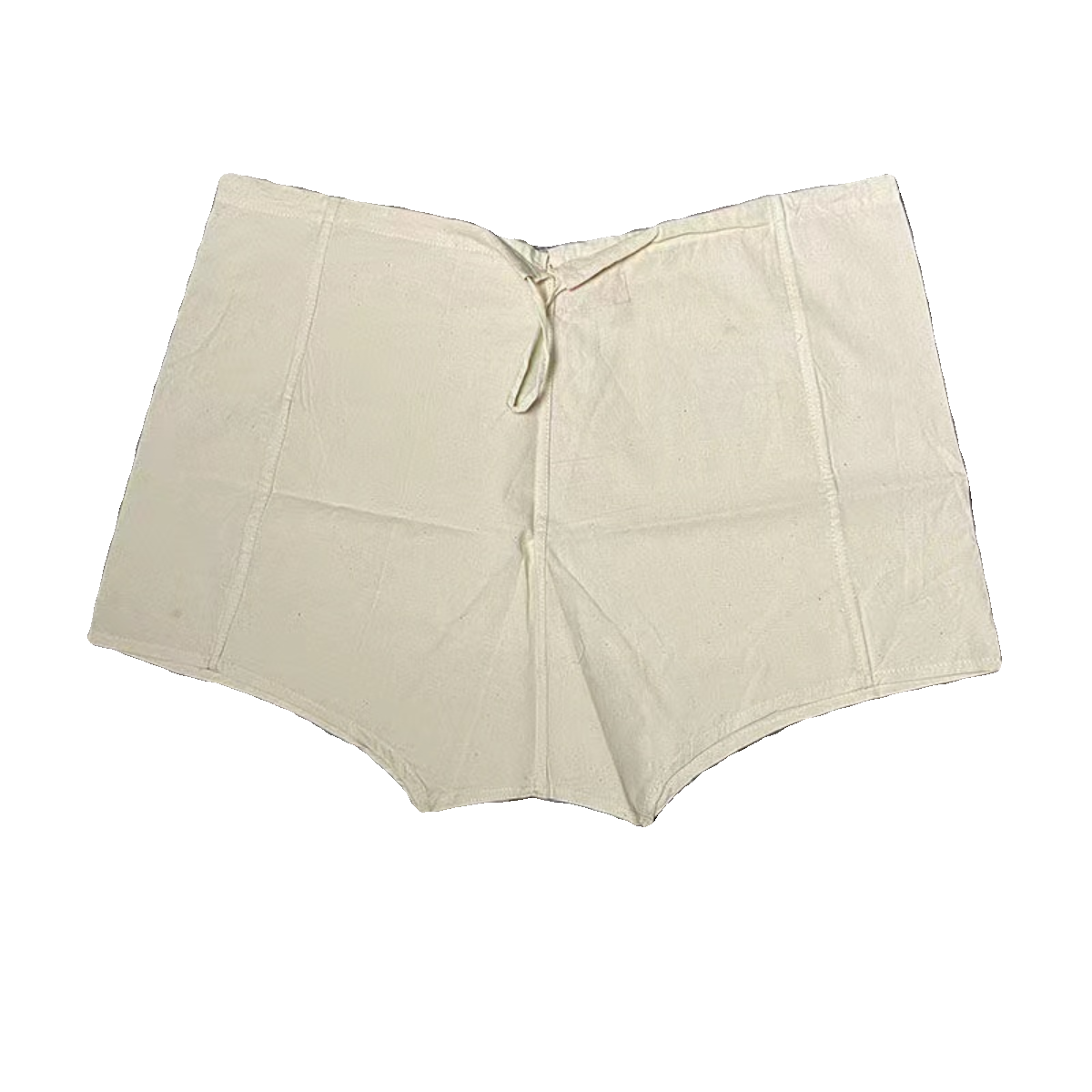 Customized Old-fashioned Coarse Cotton Pants 65 Ben White Boxer Pants Cotton Loose Drawstring Shorts for the Elderly