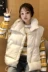 Áo vest cotton nữ ngắn đoạn thu đông phiên bản Hàn Quốc của vest sinh viên hoang dã vai áo khoác thủy triều quần áo dày xuống áo vest