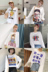 Ulzzang dài tay nữ t-shirt sinh viên Hàn Quốc bf gió lỏng Harajuku triều in ấn chữ kích thước lớn hoang dã quần áo áo thu đông dài tay nữ Áo phông