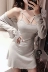 Mùa hè mới của Hàn Quốc sexy cross-slim eo dress + ngắn dài tay kem chống nắng cardigan phù hợp với phụ nữ quần áo bộ thu đông nữ đẹp Bộ đồ