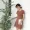 Mùa hè ăn mặc của phụ nữ Hàn Quốc phiên bản của chic đơn giản màu rắn cao eo slim ngắn tay đầm Mỏng hoang dã Một từ váy ngắn nữ