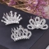 Công chúa Hàn Quốc vương miện tiara clip kẹp tóc trẻ em kẹp tóc chèn phụ nữ bán cô gái dễ thương rhinestone phụ kiện tóc - Phụ kiện tóc