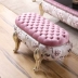 Tân cổ điển Châu Âu-phong cách sofa góc phòng khách bàn cà phê bí ngô phân sofa phân thay đổi giày phân vải sofa bộ hoàn chỉnh của đồ nội thất