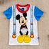 Vận chuyển quốc gia Cotton Phim hoạt hình ngắn tay In T Summer Kids Disney Mickey Thomas 哆 A Dream - Áo thun ao thun be trai han quoc Áo thun