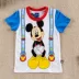 Vận chuyển quốc gia Cotton Phim hoạt hình ngắn tay In T Summer Kids Disney Mickey Thomas 哆 A Dream - Áo thun Áo thun