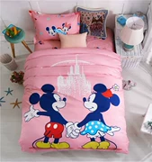 bộ đồ giường ký túc xá quảng cáo ba mảnh yêu thích phim hoạt hình mẫu khăn trải giường chăn trẻ em - Bộ đồ giường trẻ em