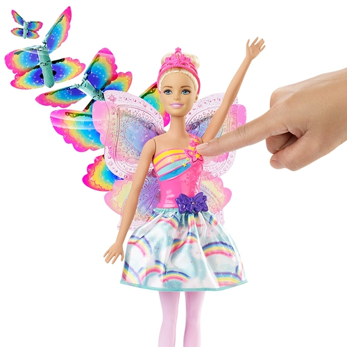 Сказочная Кукла Барби с бабочкой для принцессы, семейная детская игрушка, комплект, подарочный набор