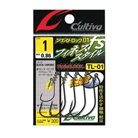 [欧娜路亚曲柄钩日本OWNER欧纳自锁式防脱软饵 软虫钩 11757 TL-01]