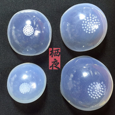 taobao agent [Qiye Tower] BJD accessories silicone headhole-protect the dustproof and anti-dyeing three-pointer head circumference four-quarter
