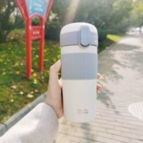 Трубочка, портативный высококачественный кофейный стакан подходит для мужчин и женщин из нержавеющей стали со стаканом для школьников, простой и элегантный дизайн