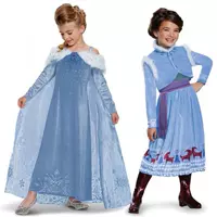 Одежда, этнический наряд маленькой принцессы, комплект, «Холодное сердце», косплей, xэллоуин