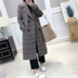 B-K46 chống mùa lông cừu áo khoác mùa đông của phụ nữ Anh phong cách dài cashmere coat áo dạ nữ dáng dài hàn quốc Áo len lót đôi