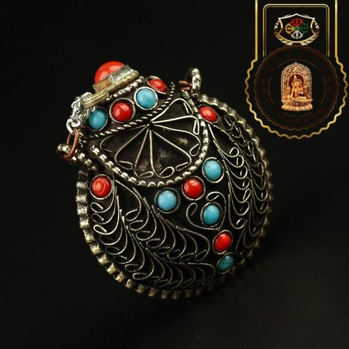 Подвеска ручной работы, медная сапфировая рубиновая портативная инкрустация камня