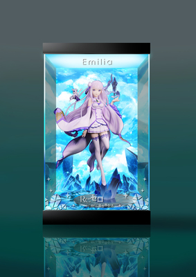 taobao agent 【Move】Alphaomega AO Re: 0 Emilia Parker special LED display box