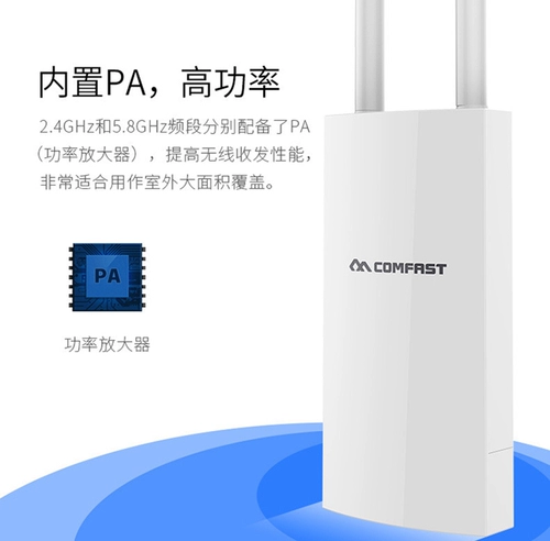 Comfast High -сила гигабитный наружный беспроводной AP Двойной частота Wi -Fi Беспроводная маршрута