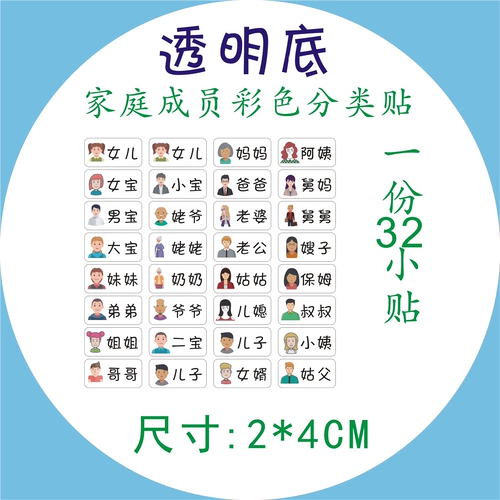 Водонепроницаемая самоклеющаяся зубная щетка для матери, именная наклейка, сортировка