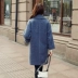 Áo khoác len nữ mùa thu đông phiên bản Hàn Quốc 2019 khí chất mới quý cô retro dài len giản dị - Áo Hàn Quốc Áo Hàn Quốc
