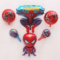 Мультяшный детский воздушный шар, украшение подходит для фотосессий, макет, игрушка, Человек-паук, подарок на день рождения