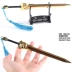 Truyền thuyết về lưỡi kiếm Mulan Crystal Hunting Dragon Weapon Knife Model King Game Glory Weapon props Không được mài giũa - Game Nhân vật liên quan