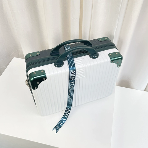 Портативный чемодан, портативная коробка, ретро маленькая сумка-органайзер, 14 дюймов, 16 дюймов