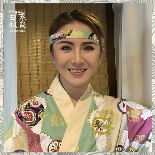 Повязка на голову в японском стиле, красочная повязка на голову для ресторана, суши-магазина, шеф-повара, официанта, красочная повязка на голову из хлопкового материала