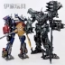 Đen Mamba LS-03 Optimus op cột phim 5 xe tăng hợp kim xe ô tô biến dạng đồ chơi mô hình khủng long - Gundam / Mech Model / Robot / Transformers