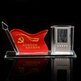 Держатель для ручек, стеклянный креативный комплект для офиса, 3 предмета, делается под заказ, креативный подарок