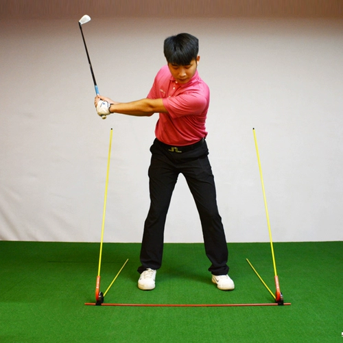 Caiton Golf Laun Swing Device Device Draining Pusm Practicer Trainer Trainer Indicator