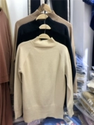 Áo nữ 2018 phiên bản mới của Hàn Quốc buông xõa bất thường trước chiếc áo len ngắn dài áo len đáy áo bên trong nữ