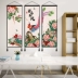Mới Trung Quốc vải trang trí sơn phòng khách hiên trang trí tấm thảm sofa nền tường bức tranh triptych tranh tường