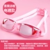 Kính bơi phù hợp với phụ nữ HD không thấm nước và chống sương mù Ánh sáng phẳng cận thị Kính bơi mạ điện Mũ bơi - Goggles Goggles