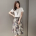 Phụ nữ mới của phụ nữ 2020 phù hợp với hợp thời trang phụ nữ váy váy dài phiên bản Hàn Quốc hai mảnh quần áo mùa hè mùa hè mùa hè - Váy dài