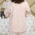Đồ ngủ nữ mùa thu đơn mảnh cotton dài tay rộng rãi cộng với phân bón XL chất béo MM200 kg dịch vụ gia đình ngọn - Pyjama