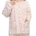 Đồ ngủ nữ mùa thu đơn mảnh cotton dài tay rộng rãi cộng với phân bón XL chất béo MM200 kg dịch vụ gia đình ngọn - Pyjama bộ ngủ nam Pyjama