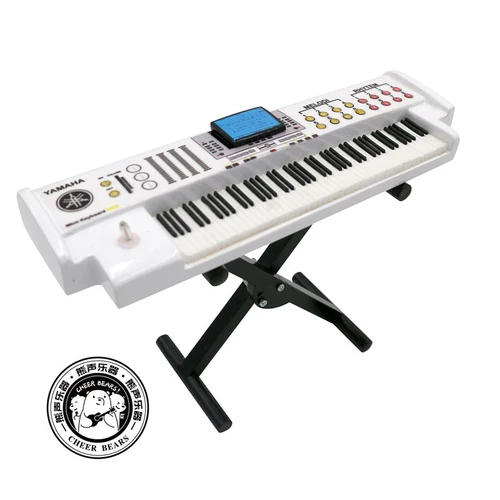 Маленький синтезатор, синтезированная клавиатура, фигурка, декор, ювелирное украшение