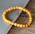 Đài Loan Nhập khẩu 100% nguyên chất đá cam tự nhiên Vòng đeo tay Đá Viên Amulet Bracelet Nữ 6 mm Đá cam - Vòng đeo tay Clasp