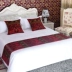 Khách sạn khách sạn bộ đồ giường cao cấp khách sạn khách sạn giường khăn giường cờ giường đuôi pad giường bìa bảng cờ bộ ga giường Trải giường