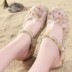 2018 dép mới và dép của phụ nữ in lỗ giày nữ mùa hè của phụ nữ dép bãi biển giày nữ giày thạch nữ kích thước lớn Sandal