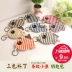 Cá gói chìa khóa ba màu vá Hàn Quốc phiên bản của các cặp vợ chồng dễ thương vải sáng tạo phần mỏng dây rút Meng key gói Trường hợp chính