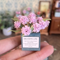 bjd场景道具娃屋 dollhouse微缩植物盆栽娃娃屋场景摆件花盆ob11六分bjd盲盒车内饰