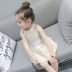 váy trẻ em Cô gái váy rỗng 2022 mùa hè mới của trẻ em phiên bản Hàn Quốc váy chấm bi cho bé váy vest váy công chúa đầm cho bé Váy